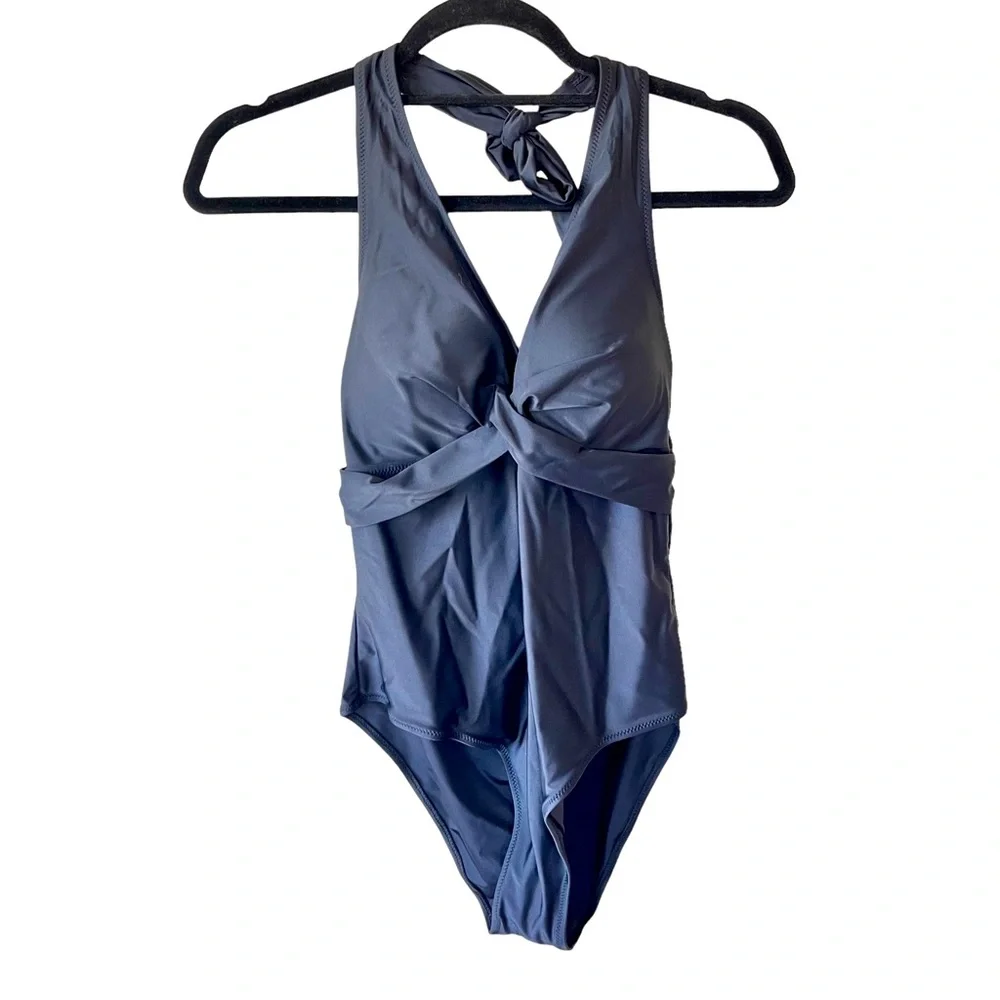 ✨🛍️ Geman Black Crisscross One Piece Size XXL - Picture 1 of 10